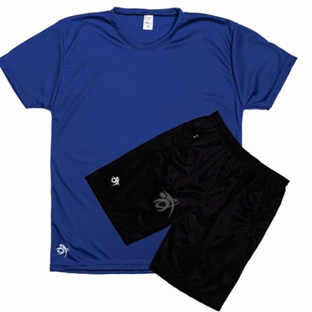 Kit 1 Bermuda Esportiva + 1 Camiseta Masculina Dry Fit Academia