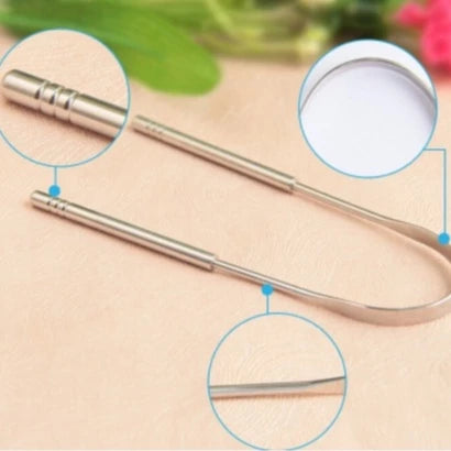 Limpador De Língua Aço Inox