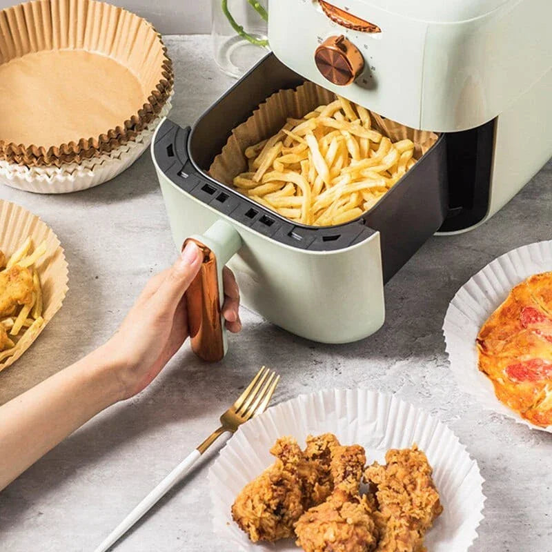 50 peças De Papel Descartável Air Fryer