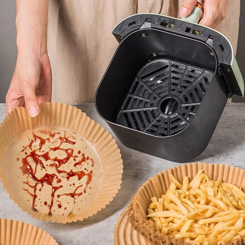 50 peças De Papel Descartável Air Fryer