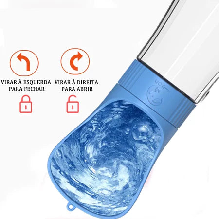 2 Em 1 Garrafa De Água Portátil 490ML