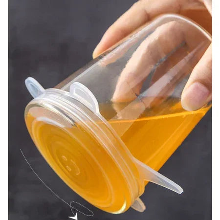 12 Peças Tampas Panela Silicone Reutilizável