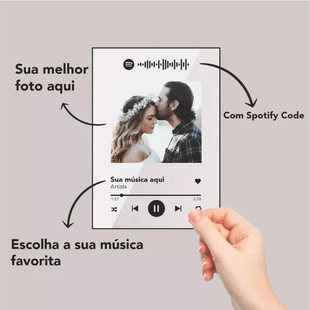 Placa Spotify Personalizada