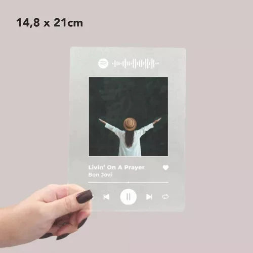 Placa Spotify Personalizada