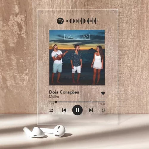 Placa Spotify Personalizada