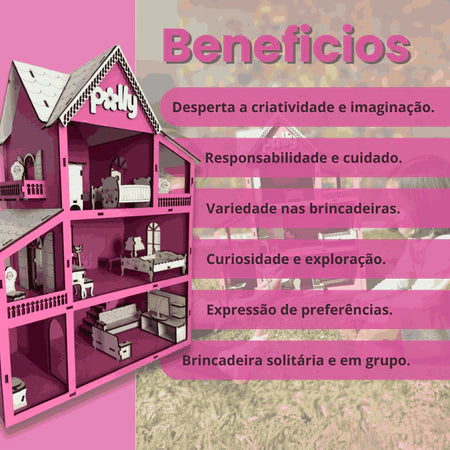 Casinha de Boneca Infantil