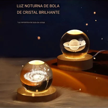 Luminária Cristal de Mesa