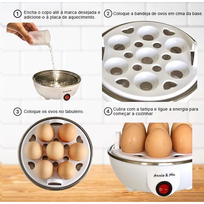 Cozedor de Ovos Elétrico