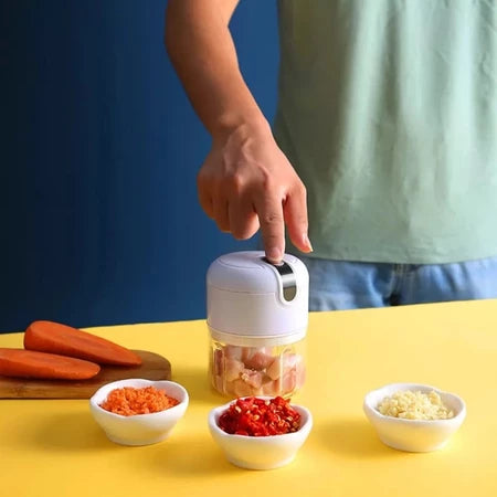 Mini Processador Elétrico de Alimentos