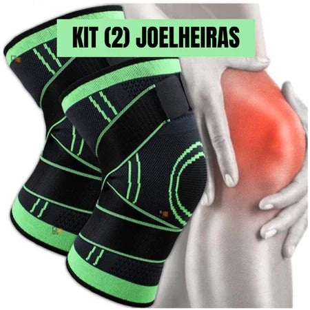 Kit 2 Joelheiras De Compressão
