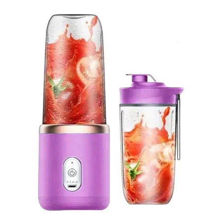 Mini Liquidificador Portátil De Suco 400ML 6 Lâminas