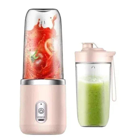 Mini Liquidificador Portátil De Suco 400ML 6 Lâminas