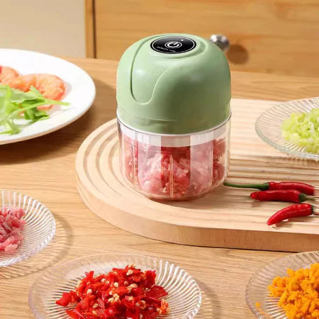 Mini Processador Elétrico de Alimentos