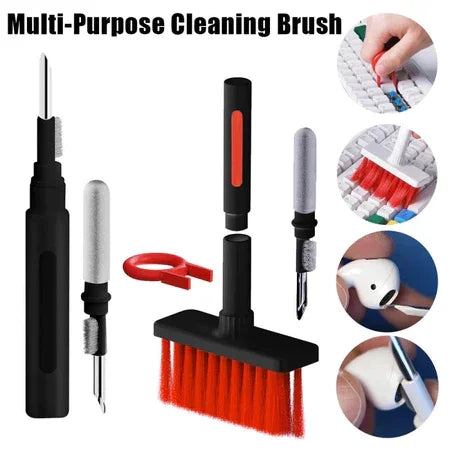Kit De Limpeza 5 em 1 Para Fones e Teclado