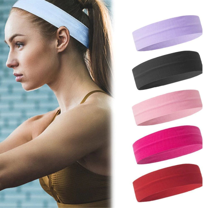 Kit 5 Faixas De Cabelo Esportes