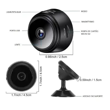 A9 HD Mini Câmera com visão noturna