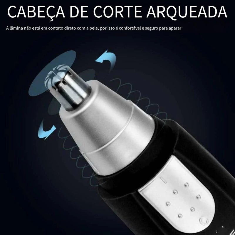 Removedor de pelos elétrico portátil