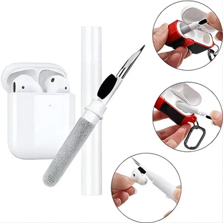 Kit De Limpeza 5 em 1 Para Fones e Teclado